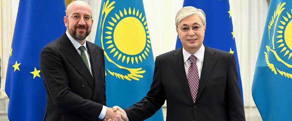 Joint press statement of the President of the Republic of Kazakhstan, Kassym-Jomart Tokayev and the President of the European Council, Charles Michel